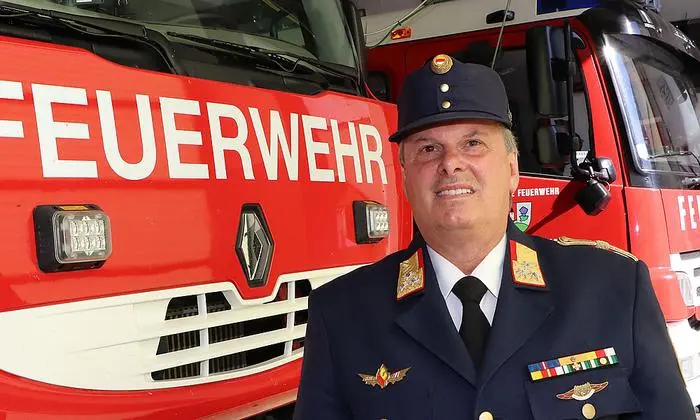 Bezirksfeuerwehrkommandant Konrad Ludwig
