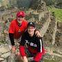 Pirker mit Sohn Rolando in Machu Pichu 