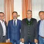Helmut Linhart, Ewald Peer, Gerhard Feier und Franz Wede (v.l.n.r.) arbeiten zusammen 