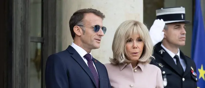 Emmanuel und Brigitte Macron 