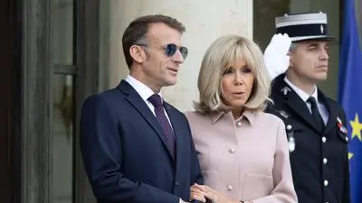 Emmanuel und Brigitte Macron 