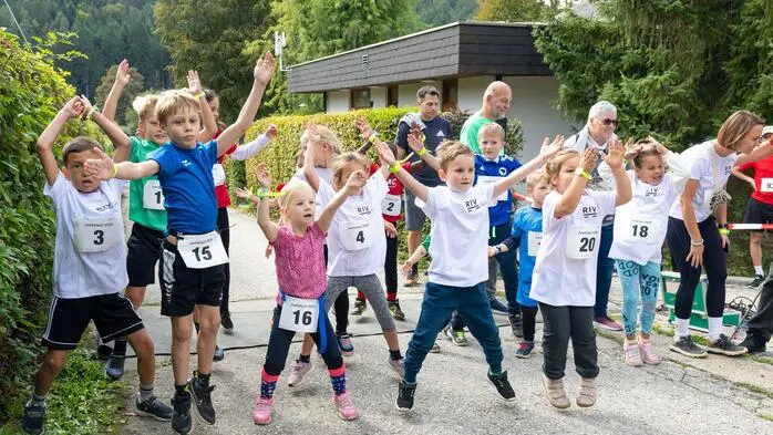 Beim 21. Justizlauf gaben schon die Kleinsten ihr Bestes beim Kinderlauf