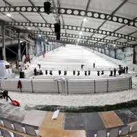Skihalle in Frankreich