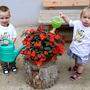 Rund zwei Monate wurden die Blumen im Garten der Kindertagesstätte von den Junggärtnern unter Anleitung ihrer Betreuerinnen liebevoll gehegt und gepflegt