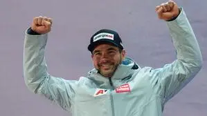 Vincent Kriechmayr freute sich über Silber