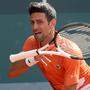 Novak Djokovic warf in Satz drei auch frustriert sein Racket