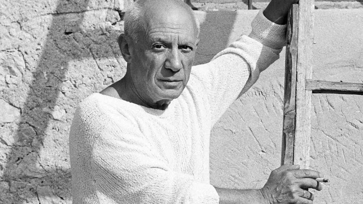 Pablo Picasso, fotografiert von Edward Quinn