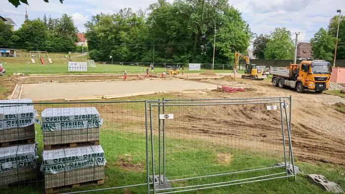 Die Arbeiten laufen auf Hochtouren