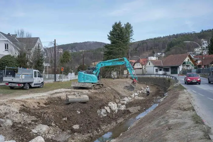 Die Bauarbeiten am Schöcklbach starteten im April 2024 und dauerten rund zwei Jahre