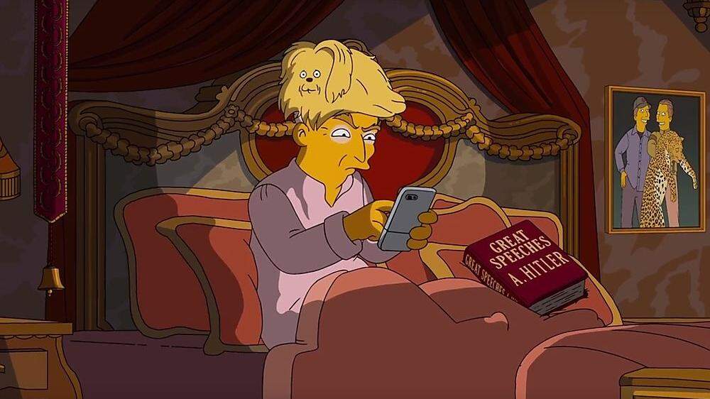 Die Simpsons lüften das Geheimnis hinter Trumps Frisur