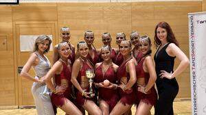Das „A-Team“ der UTSC Dance Unity konnte sich die goldene Medaille ertanzen