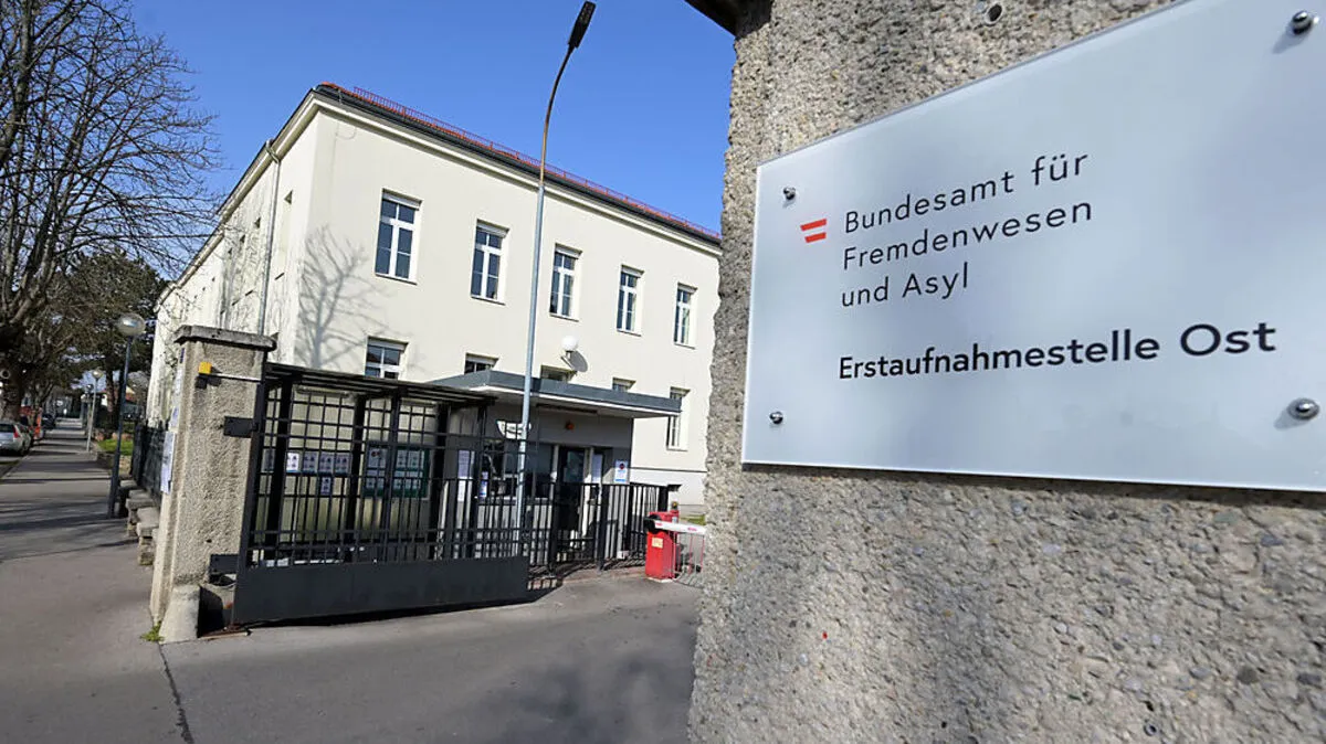 Erstaufnahmestelle in Traiskirchen