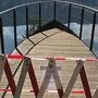 Die Aussichtsplattform auf dem Zwergsee-Slow-Trail wurde vorübergehend gesperrt, um den Besucherstrom etwas einzudämmen