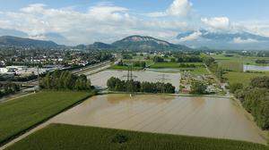 Nach heftigen Regenfällen wie hier in Vorarlberg soll es nun im Osten regnen