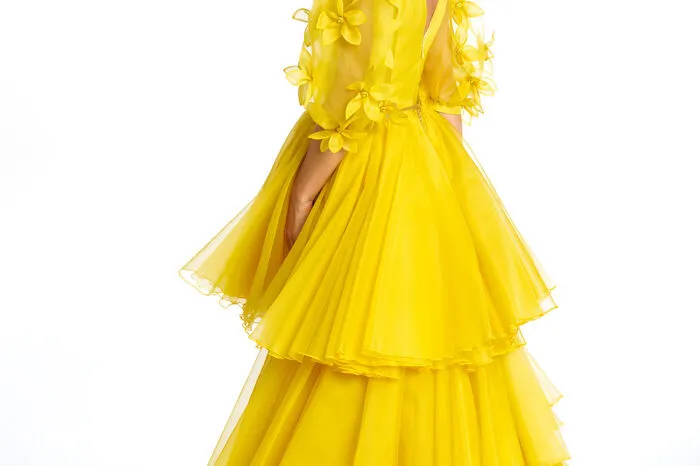 Anita Haubenhofer machte mit diesem Kleid den zweiten Platz.