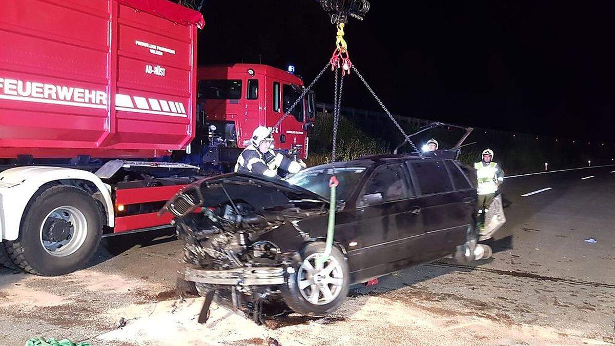 Schwerer Unfall auf der Südautobahn