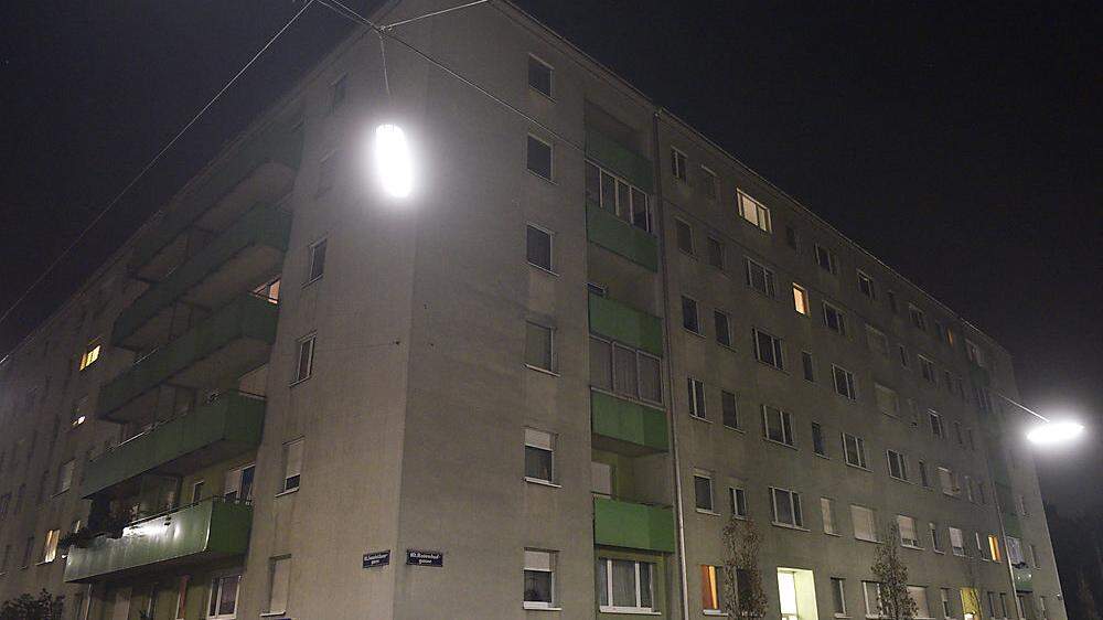 Der Ort der Festnahme des Terrorverdächtigen in der Rotenhofstraße
