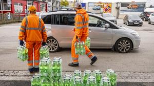 Wasserausgabe Wasserverteilung STW Bundesheer Messeparkplatz Messe Klagenfurt Oktober 2024