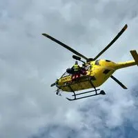 Mit dem Rettungshubschrauber kam der Bub ins Krankenhaus
