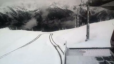Obertilliach um 12 Uhr  Blickrichtung Süden, Karnischer Kamm