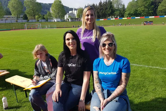 Bettina Zangl (Mitte) mit ihrem Team.