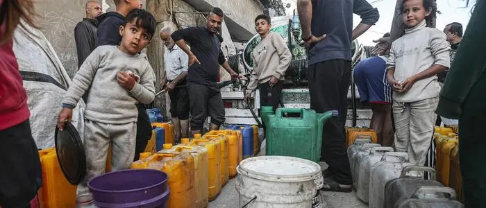 In Gaza sind Wasser, Nahrung, Medikamente, Unterkünfte knapp