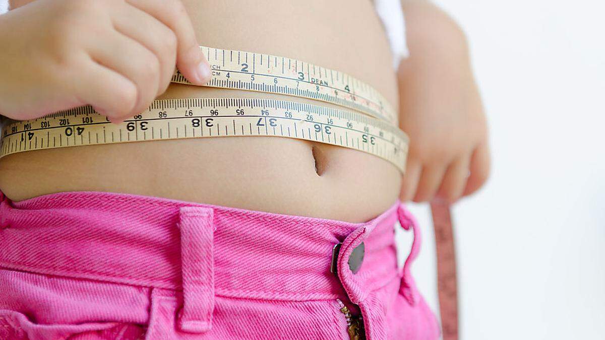 Unterden Fünf- bis Neunjährigen sind in Österreich 28,1 Prozentübergewichtig oder adipös