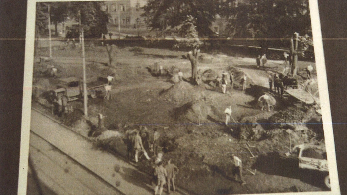 Vor 80 Jahren ging die Republik Österreich unter. Die Bilder aus dem Archiv Reinhold Gaspers zeigen den Jubel der Kärntner vor dem Landhaus.