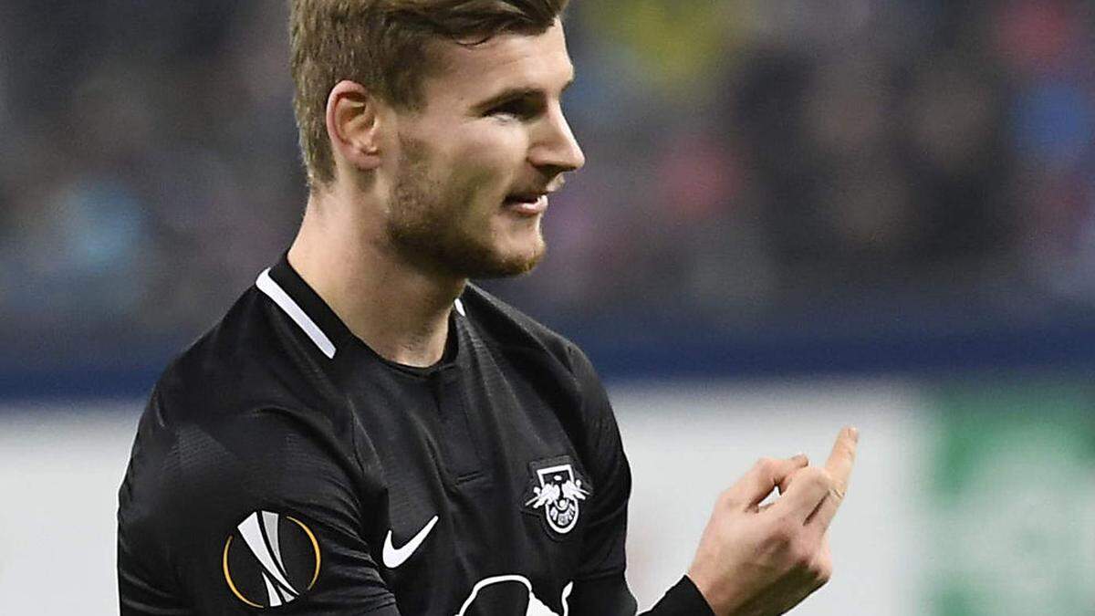 Timo Werner zeigt den Mittelfinger