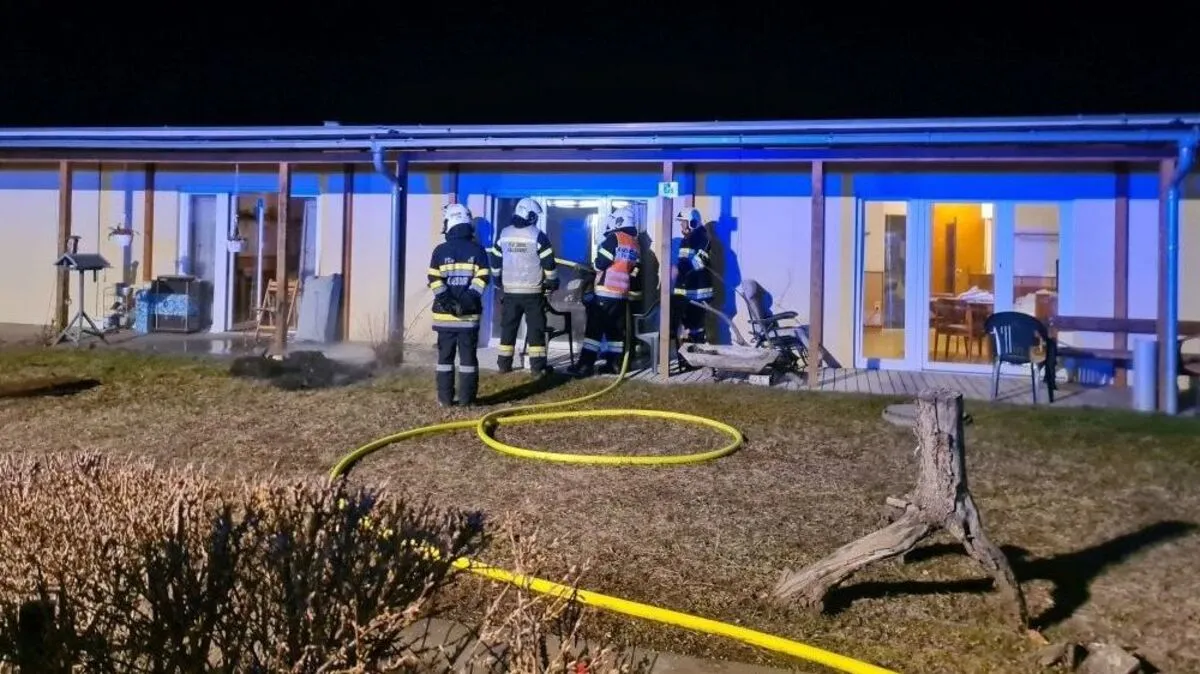 Die Freiwillige Feuerwehr Kalsdorf war gemeinsam mit rund 30 Einsatzkräften vor Ort