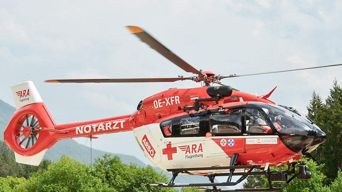 Die Verletzte wurde ins LKH Villach geflogen