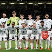Österreichs Startformation in Dublin