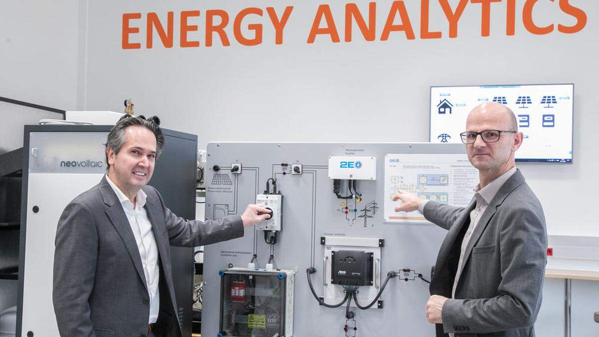In Graz und Leoben entstehen zwei gekoppelte Labore, die sch mit nachhaltiger Energieverteilung befassen. Hier mit den Initiatoren Gernot Hofer und Christof Sumereder