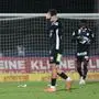 WOLFSBERG,AUSTRIA,15.FEB.25 - SOCCER - ADMIRAL Bundesliga, Wolfsberger AC vs SK Sturm Graz. Image shows the disappointment of Arjan Malic and Amady Camara (Sturm).
Photo: GEPA pictures/ Chris Bauer