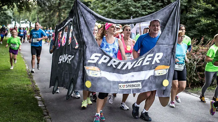 Das Team von Springer Reisen gewann die Wertung der kreativsten Kostümierung (ex aequo mit der Diakonie de la Tour)
