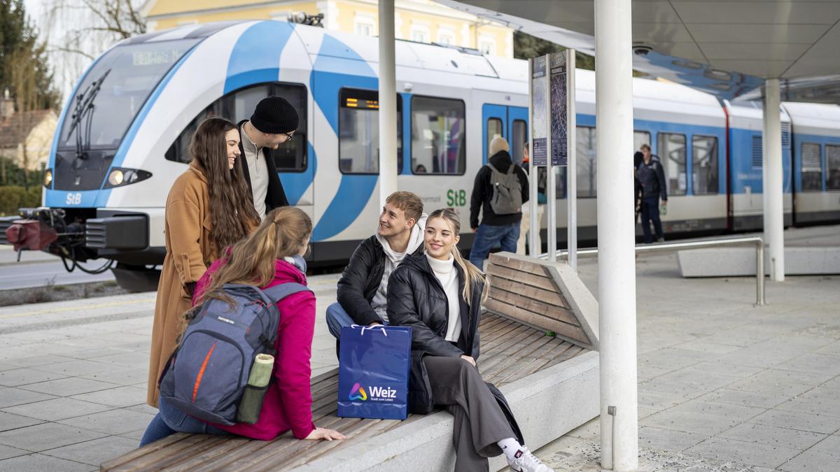 Beim Mobilitätscheck begeben sich die Weizer Jugendlichen auf „große Fahrt“ durch die Stadt Weiz