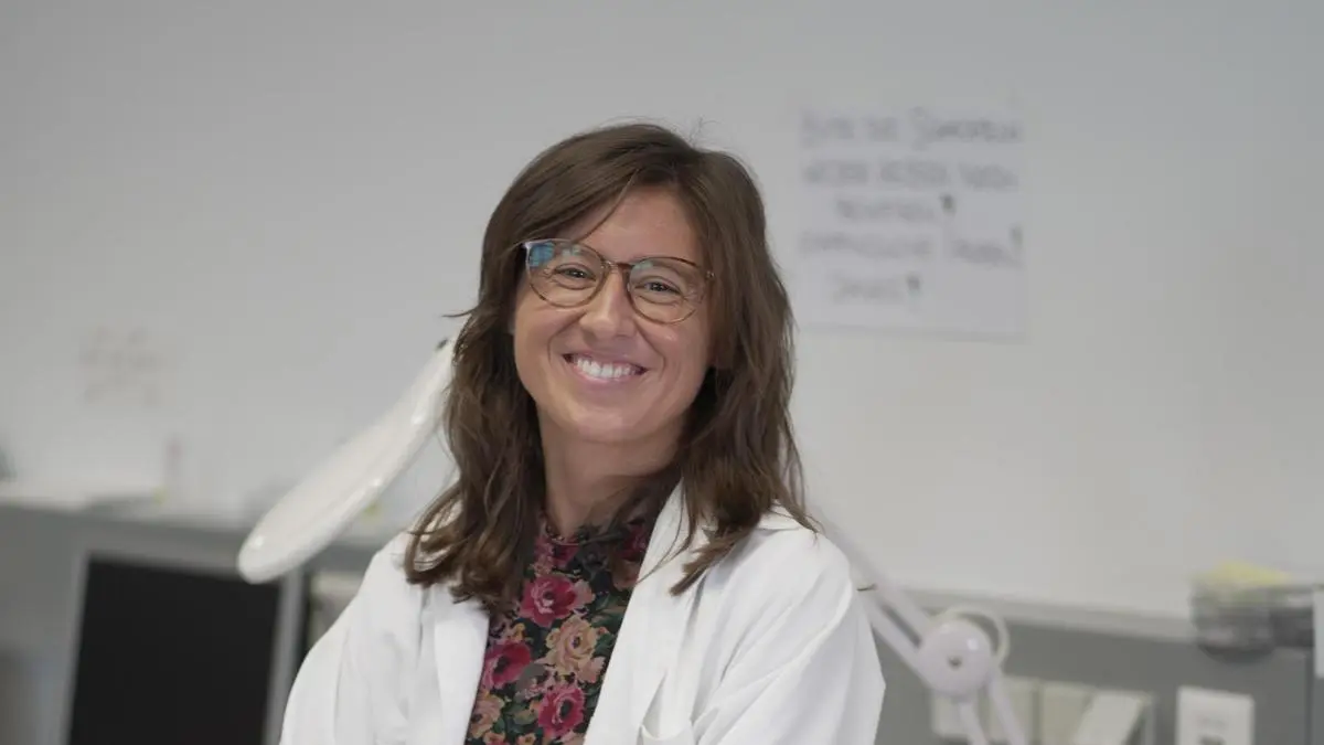 Caterina Czibula forscht zum Thema Fasern und Haare