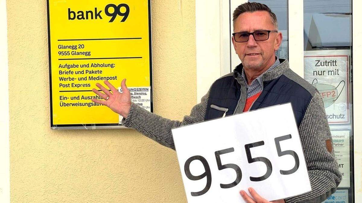 Bürgermeister Arnold Pacher möchte „seine“ Ortsteile auch mit Glanegger Postleitzahl 