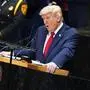President Donald Trump speaks to the United Nations General Assembly, Tuesday, Sept. 23, 2025, in New York. (AP Photo/Evan Vucci)