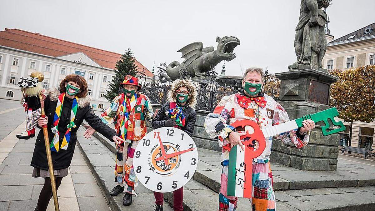 Der Fasching wurde geweckt, aber leise