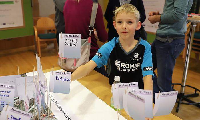 Der neunjährige Matthias Spari will in Krottendorf-Gaisfeld fit bleiben