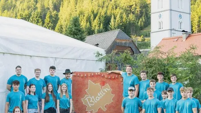 Die Mitglieder der Landjugend Pusterwald strahlten über den Erfolg des „Blattl’n“-Festes am 8. August.