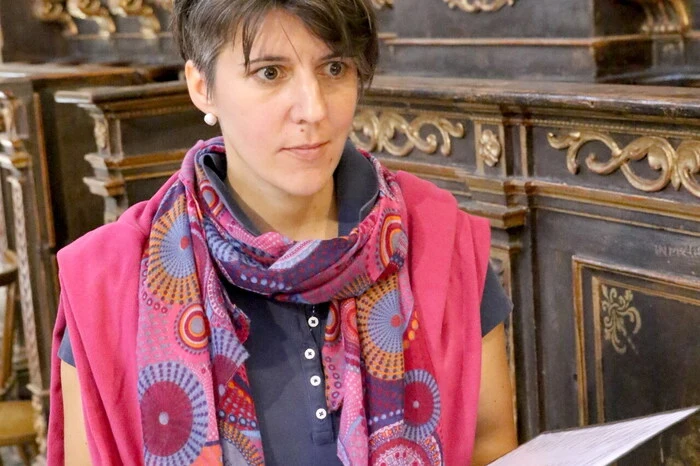 Zur Verschönerung der Messfeier trugen Domkapellmeister Thomas Wasserfaller (Orgel) sowie Kantorin Ulrike Kucher (Foto) bei. 