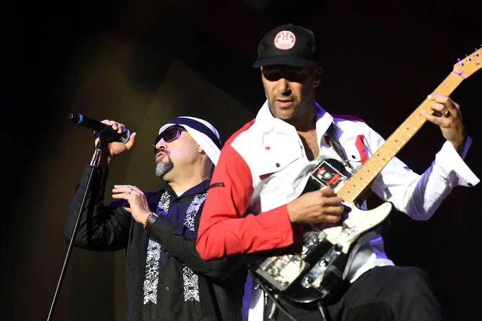 Die Band, die am Freitag im Burgenland aber fast alles in Schatten stellte heißt "Prophets of Rage". Im Bild: Sänger B-Real und Gitarrist Tom Morello