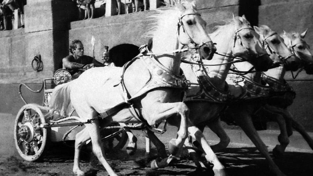 Szene aus dem legendären &quot;Ben Hur&quot;-Film aus 1960