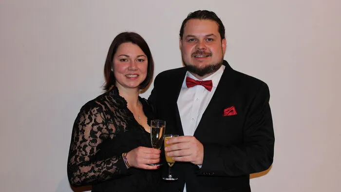Ortsparteivorsitzender Robert Orieschnig mit Lebensgefährtin Ursula Baumgartner
