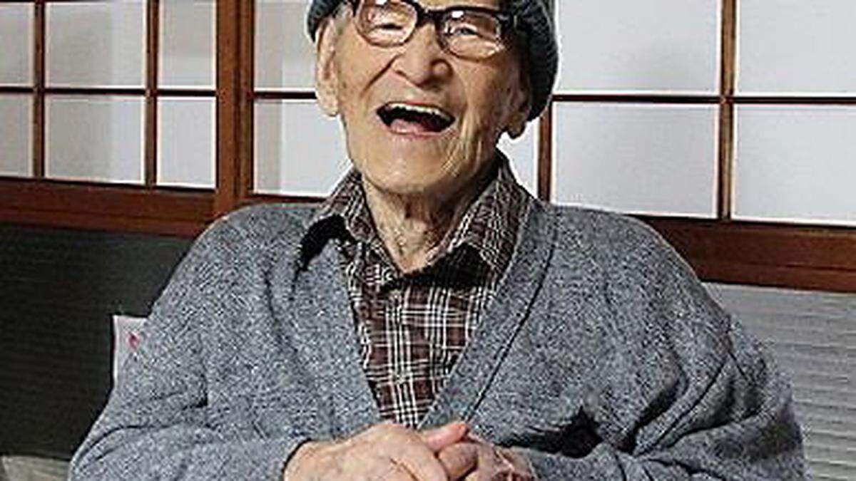 Der älteste Mann ist der Japaner Jiroemon Kimura, der im Alter von 116 Jahren und 54 Tagen starb