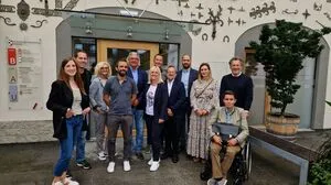 Das Verhandlungsteam aus Diakonie, Sachverständigen und Beamten bei der Betriebsbewilligung der neuen "PVE Diakonissen Admont"