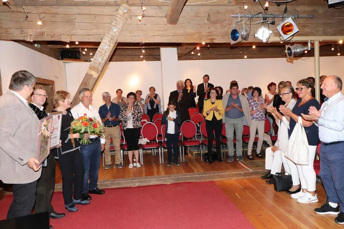 Es gab Standing Ovations für die Schloßherrin und Kulturschaffende!