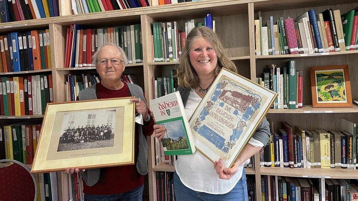 Herbert und Helen Kriegl betreuen das Archiv im ehemaligen Deutschlandsberger Rathaus